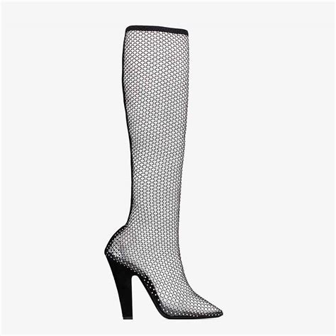 rhinestone boots ysl|saint laurent boots sale.